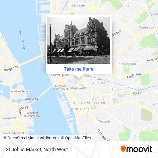 St Johns Market map