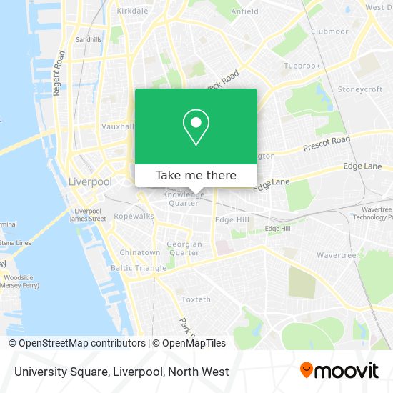 University Square, Liverpool map