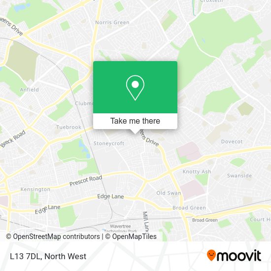 L13 7DL map