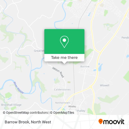 Barrow Brook map
