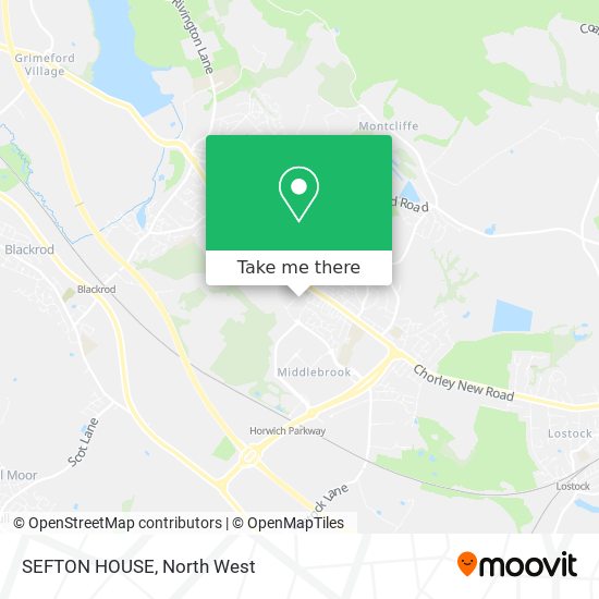 SEFTON HOUSE map