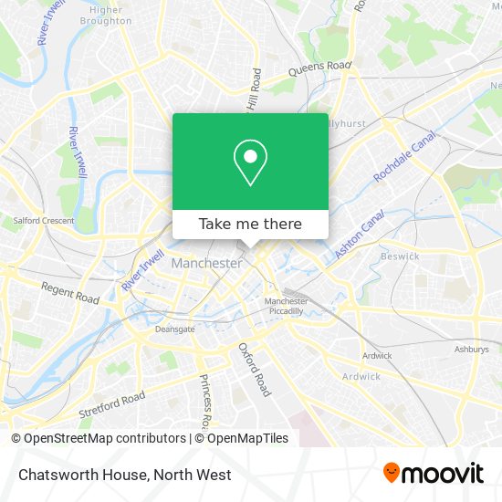 Chatsworth House map