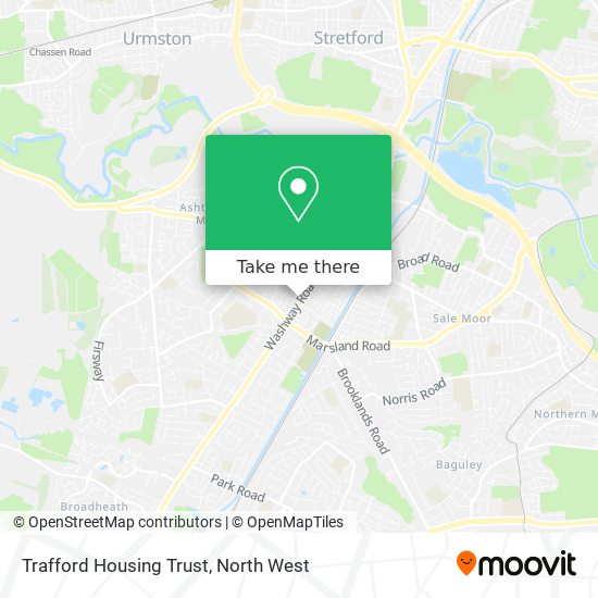 Trafford Housing Trust map