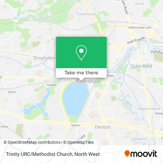 Trinity URC/Methodist Church map