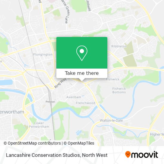 Lancashire Conservation Studios map