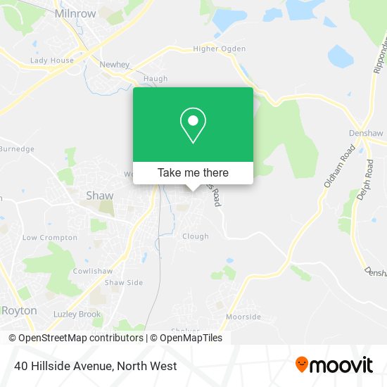 40 Hillside Avenue map