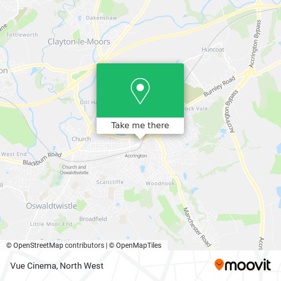 Vue Cinema map