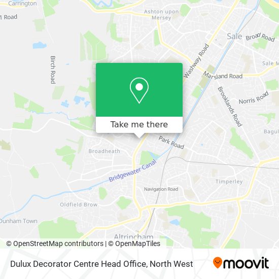 Dulux Decorator Centre Head Office map