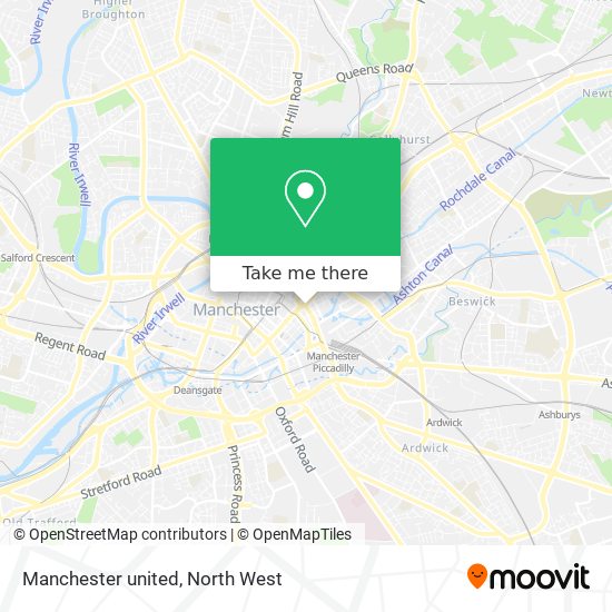 Manchester united map