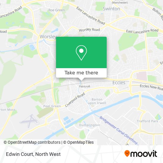 Edwin Court map