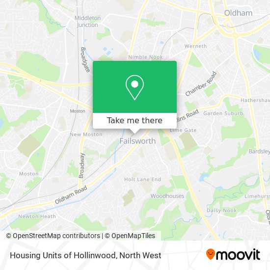 Housing Units of Hollinwood map