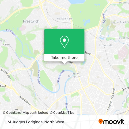 HM Judges Lodgings map