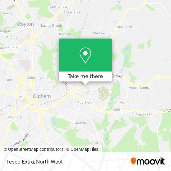 Tesco Extra map