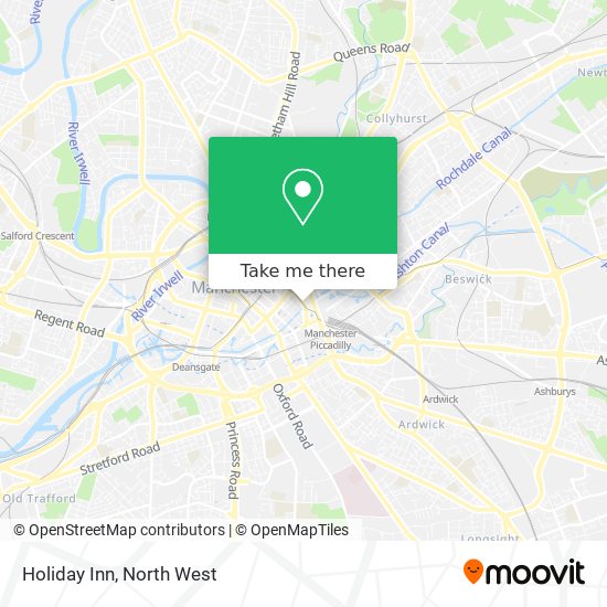 Holiday Inn map