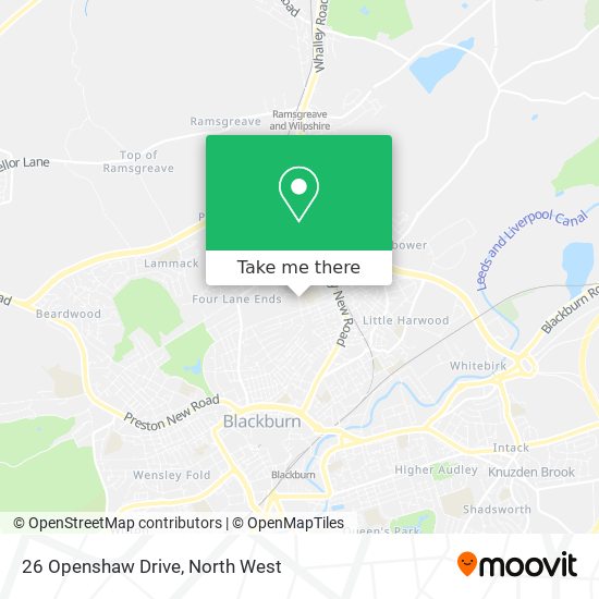 26 Openshaw Drive map