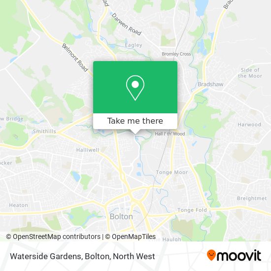 Waterside Gardens, Bolton map