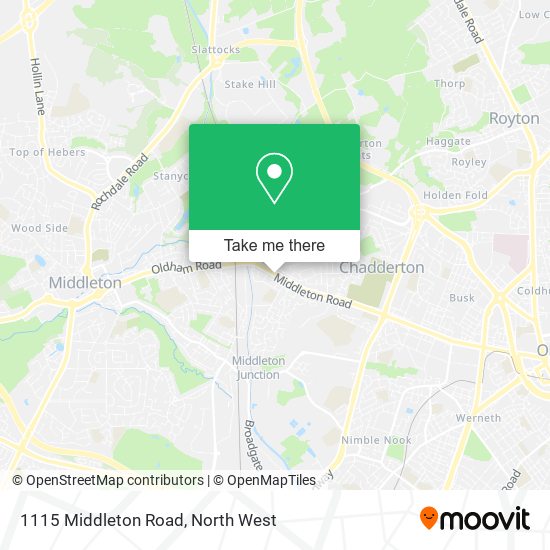 1115 Middleton Road map