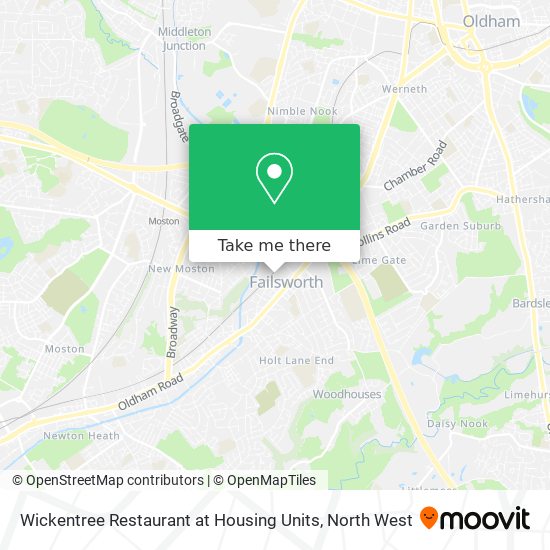Wickentree Restaurant at Housing Units map