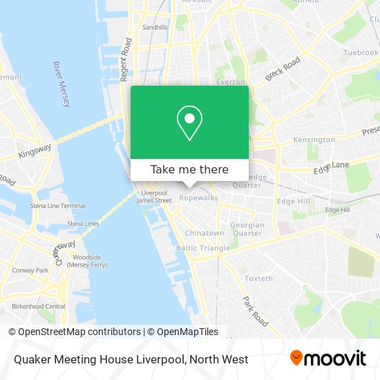 Quaker Meeting House Liverpool map