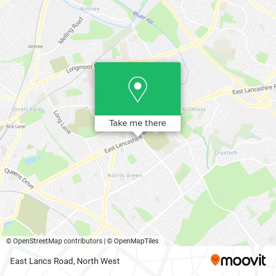 East Lancs Road map