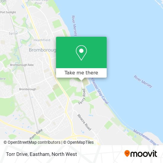 Torr Drive, Eastham map