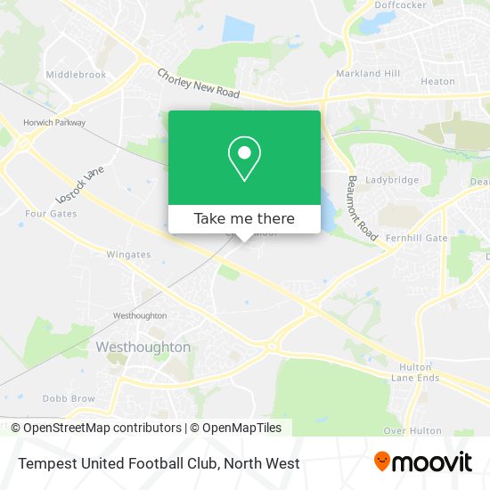 Tempest United Football Club map