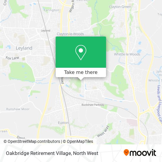 Oakbridge Retirement Village map