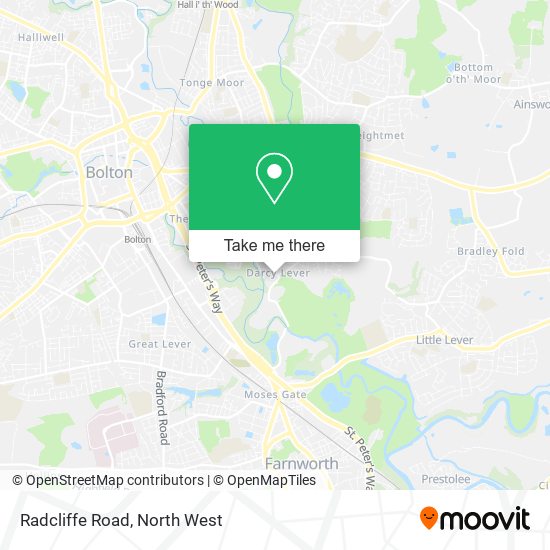 Radcliffe Road map