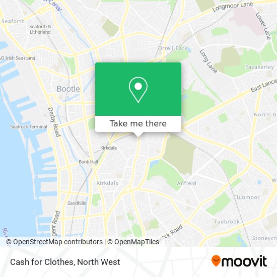 Cash for Clothes map