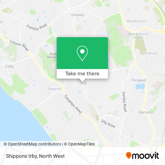 Shippons Irby map