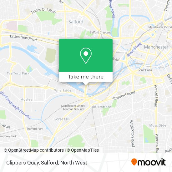 Clippers Quay, Salford map