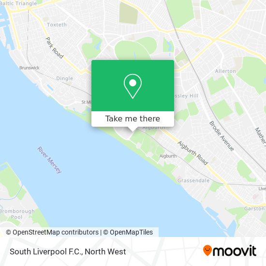 South Liverpool F.C. map
