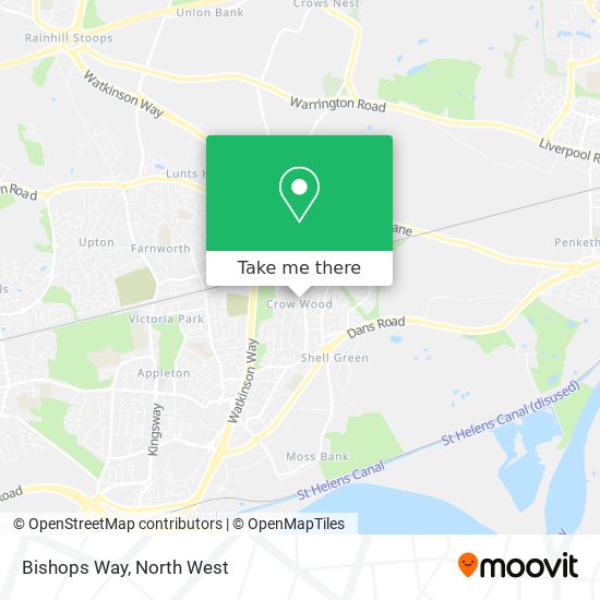 Bishops Way map