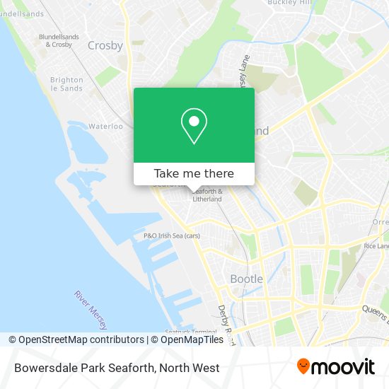 Bowersdale Park Seaforth map