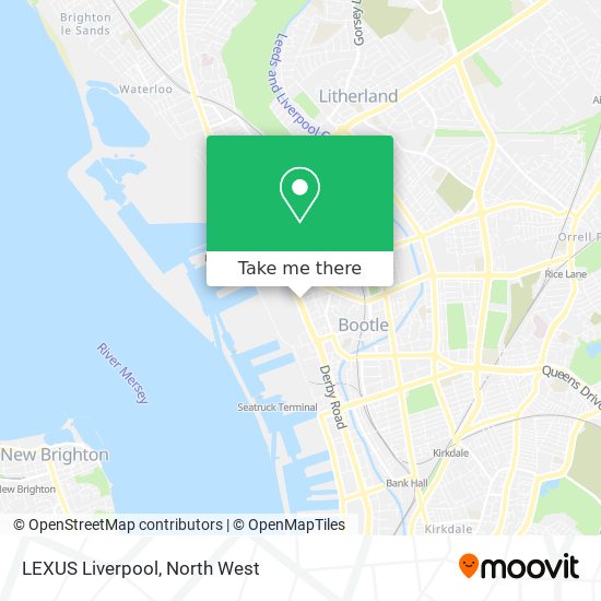 LEXUS Liverpool map