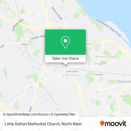 Little Sutton Methodist Church map