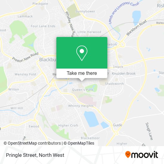 Pringle Street map