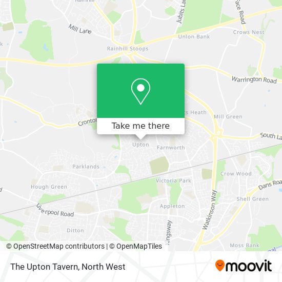 The Upton Tavern map