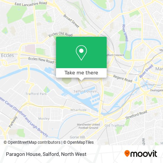 Paragon House, Salford map