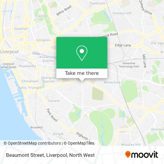 How to get to Beaumont Street Liverpool by Bus or Train