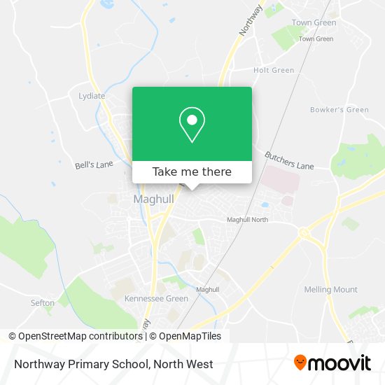 Northway Primary School map