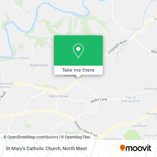St Mary's Catholic Church map
