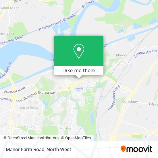 Manor Farm Road map