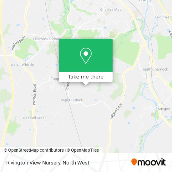 Rivington View Nursery map