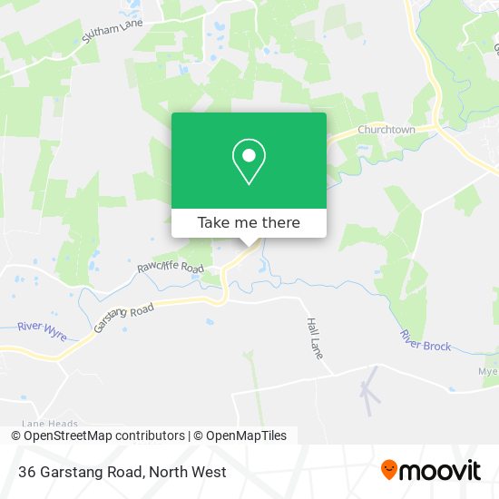 36 Garstang Road map