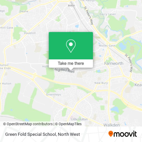 Green Fold Special School map