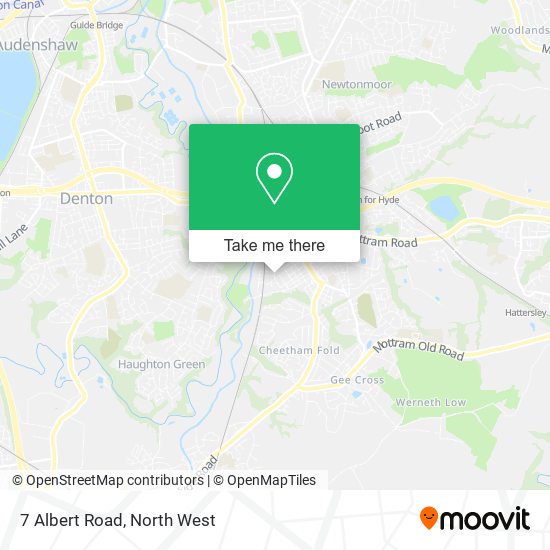 7 Albert Road map