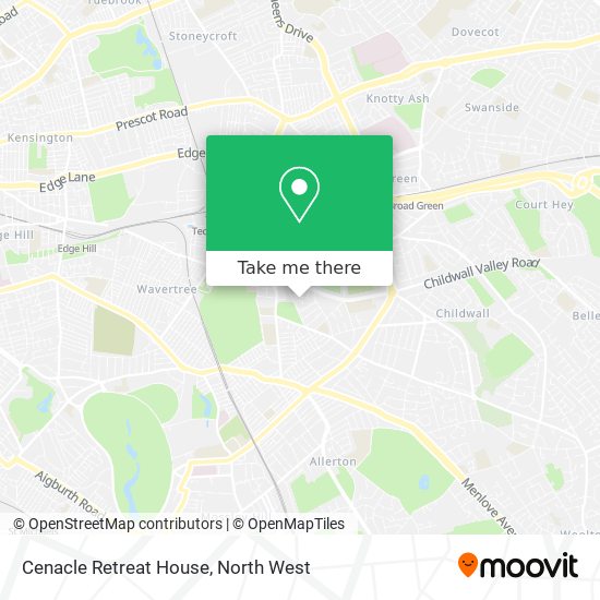 Cenacle Retreat House map
