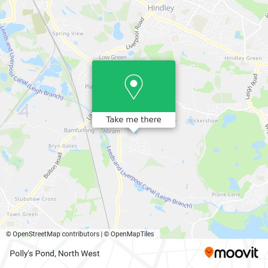 Polly's Pond map