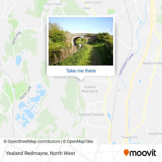 Yealand Redmayne map